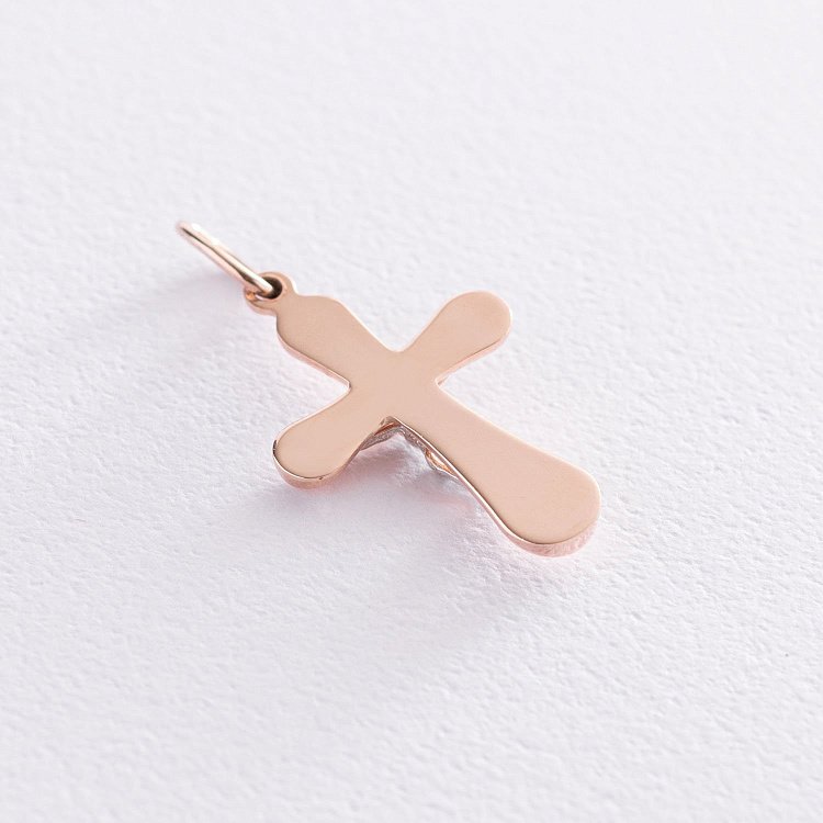 Золотий хрестик "Розп'яття" п03590 від ювелірного магазину Онікс - 1