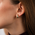 Сережки - пусети "Megan" у жовтому золоті с09268 от ювелирного магазина Оникс