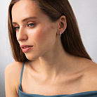 Золоті сережки з діамантами 345241321 от ювелирного магазина Оникс - 3