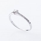 Золотое помолвочное кольцо с бриллиантами р0578б от ювелирного магазина Оникс - 2