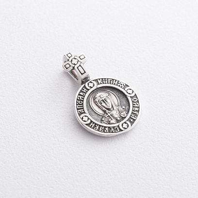 Срібна ладанка "Свята рівноапостольна княгиня Ольга. Ангел Охоронець" 13445
