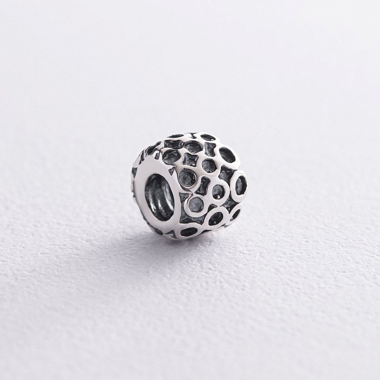 Срібний шарм (чорніння) 132087 Срібний шарм (чорніння) 132087 від ювелірного магазину Онікс