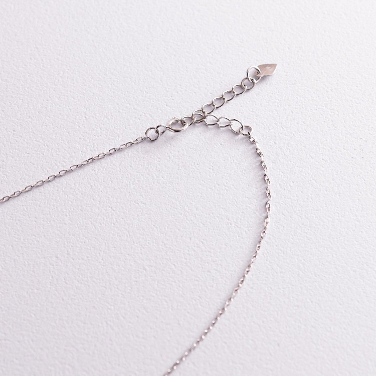 Срібне кольє - краватка "Кульки" 181122 від ювелірного магазину Онікс - 4