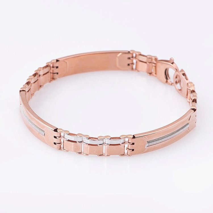 Чоловічий золотий браслет б01256 від ювелірного магазину Онікс