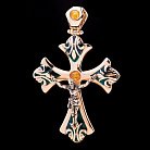 Золотой православный крестик п00634 от ювелирного магазина Оникс