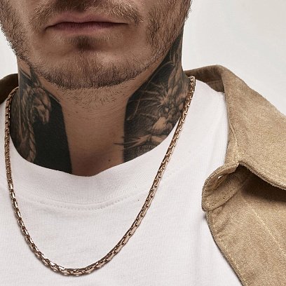 Чоловічий золотий ланцюжок ц00527 №2