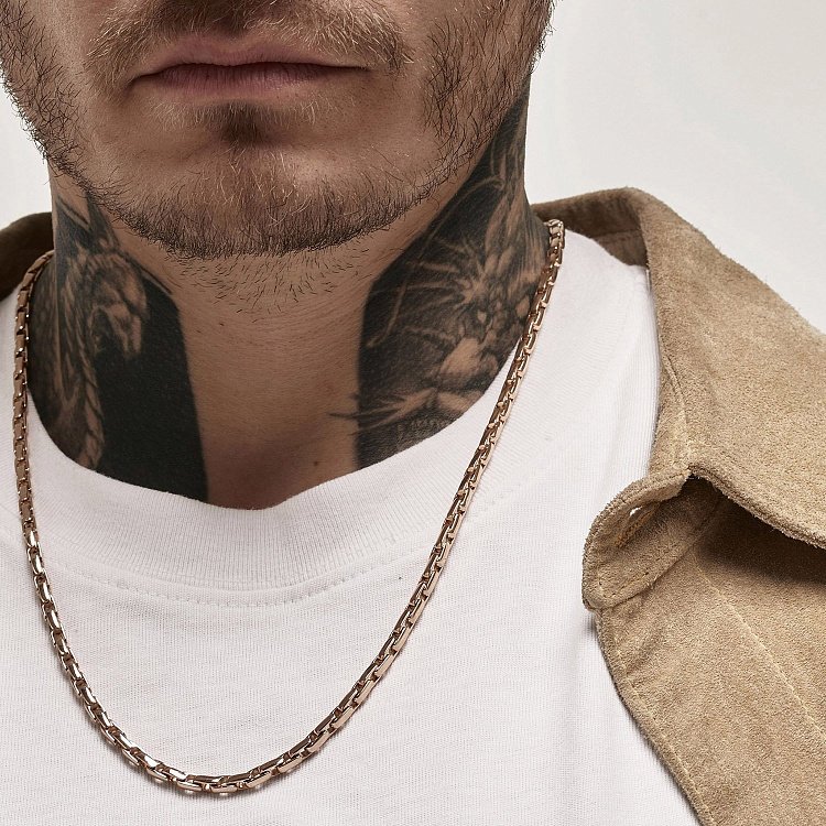 Чоловічий золотий ланцюжок ц00527 від ювелірного магазину Онікс - 1