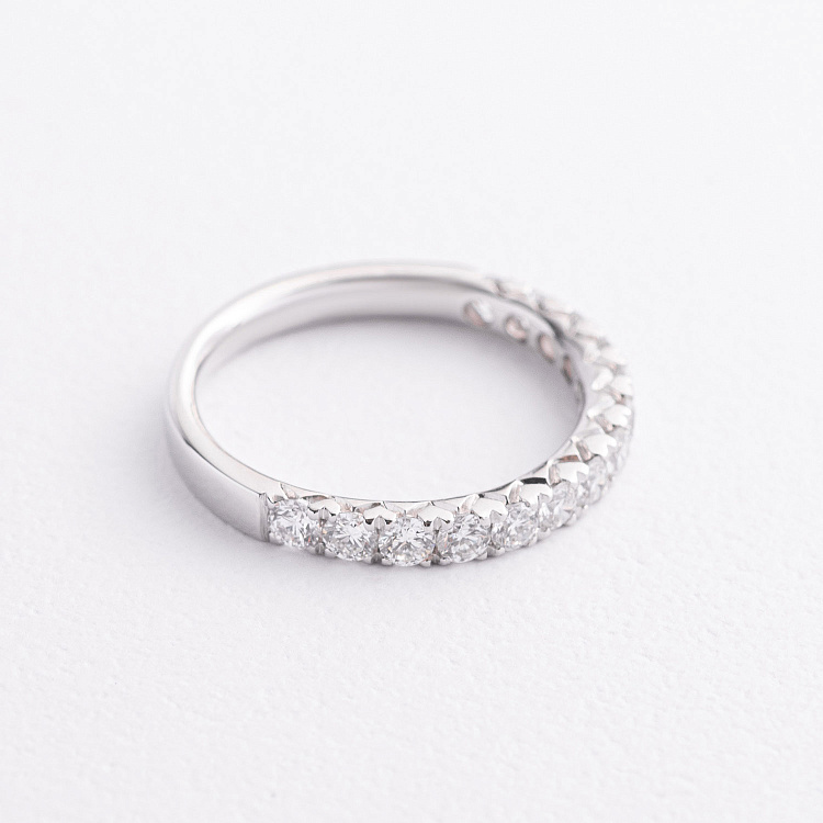 Золота каблучка "Сердечки" з діамантами кб0514cha від ювелірного магазину Онікс - 2