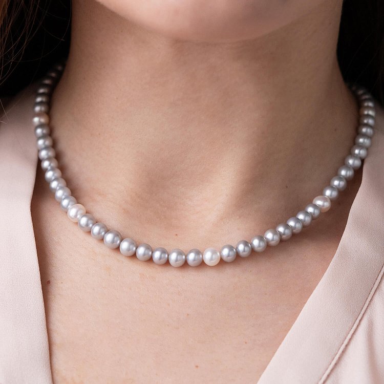 Колье из жемчуга кол00693 от ювелирного магазина Оникс - 4