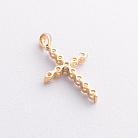 Крестик в желтом золоте с бриллиантами пб0382ri от ювелирного магазина Оникс - 1