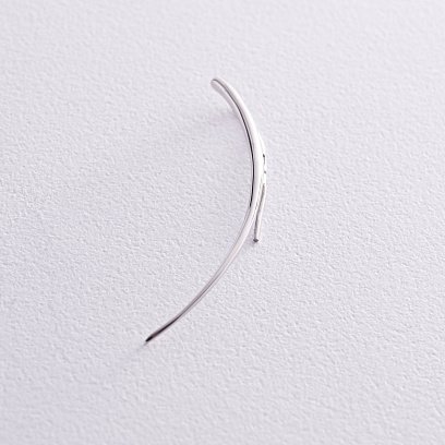 Срібна моносережка - клаймбер (на праве вушко) 912-00928 №2