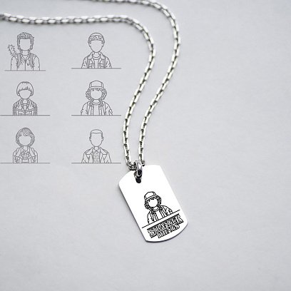 Серебряный жетон "Очень странные дела / Stranger Things" 133349-ST