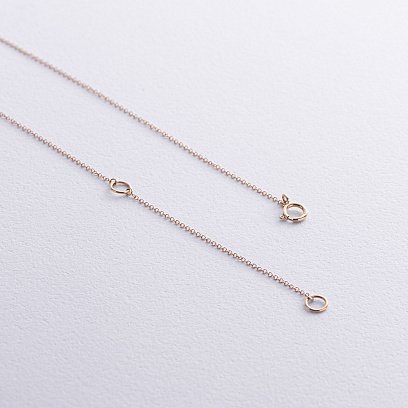 Золотое колье (бриллиант, изумруд) колб0117sm №4