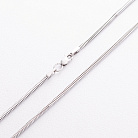 Серебряная цепочка Снейк рс13362а от ювелирного магазина Оникс