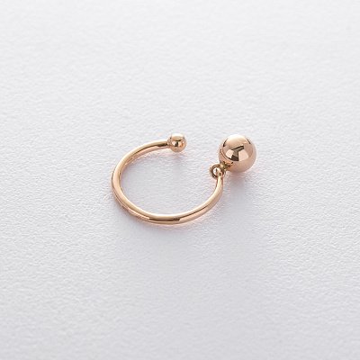 Золотое кольцо в стиле минимализм к05458