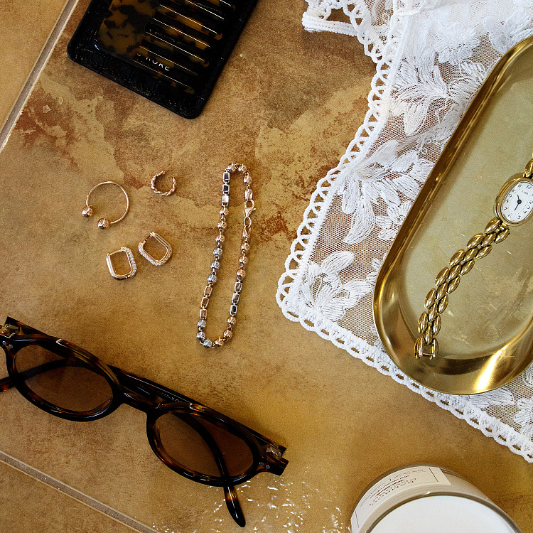 Сережка - каффа "Ланцюжок" в червоному золоті с07912 від ювелірного магазину Онікс - 9