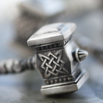 Серебряный кулон "Молот Сварога" 218 №16