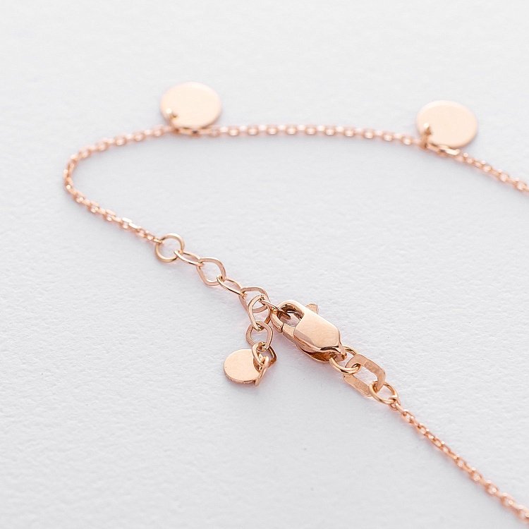 Золотий браслет з монетами б04144 від ювелірного магазину Онікс - 2