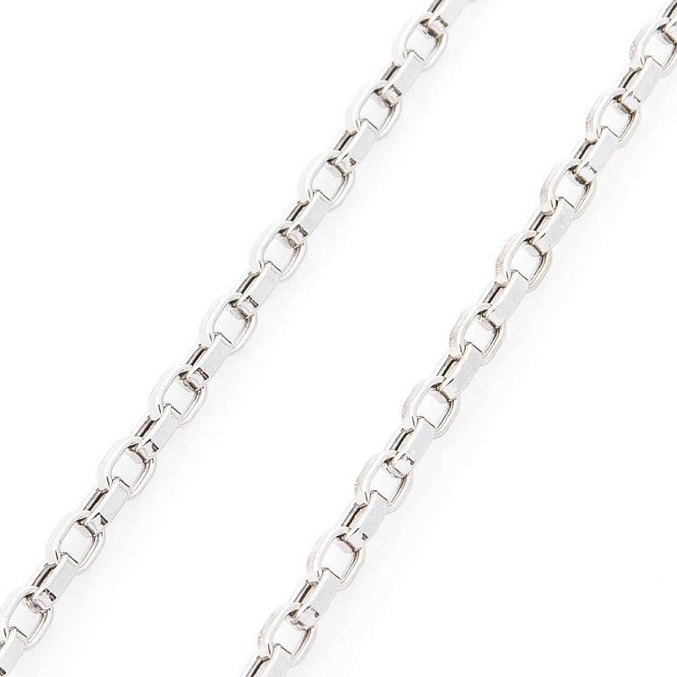 Цепочка из белого золота Якорное плетение ц00185 от ювелирного магазина Оникс - 1