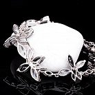 Серебряный браслет с фианитами "Цветочки" 14488 от ювелирного магазина Оникс - 2