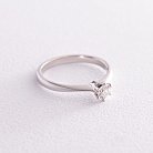 Помолвочное золотое кольцо с бриллиантом кб0280 от ювелирного магазина Оникс - 2