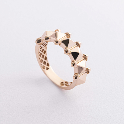 Кольцо в желтом золоте к08275