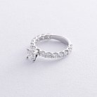 Помолвочное кольцо с бриллиантами (белое золото) 222031121 от ювелирного магазина Оникс - 4
