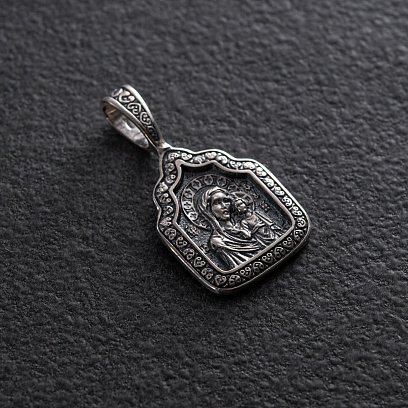 Серебряная ладанка "Казанская Божья Матерь" 132993