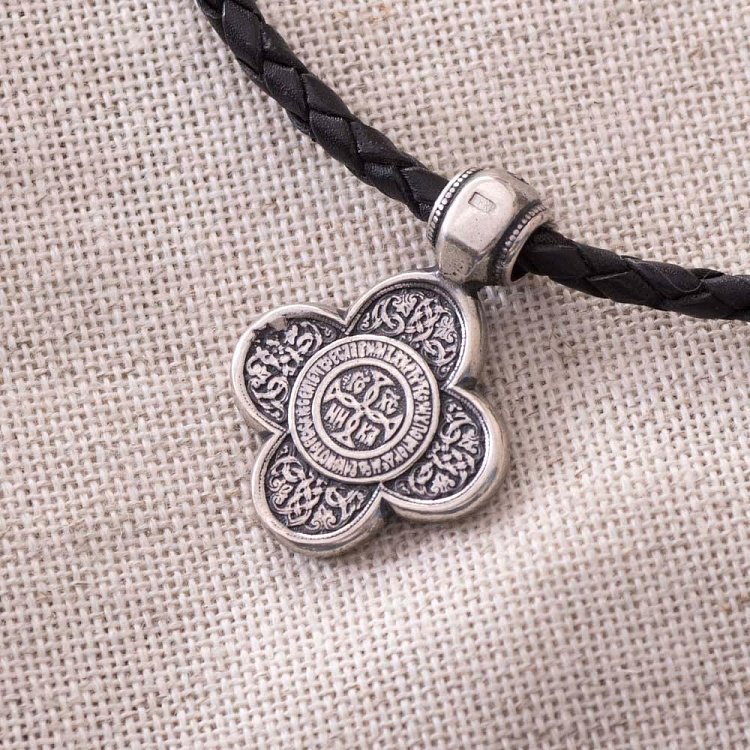 Серебряный крестик (чернение) 13092 от ювелирного магазина Оникс - 5