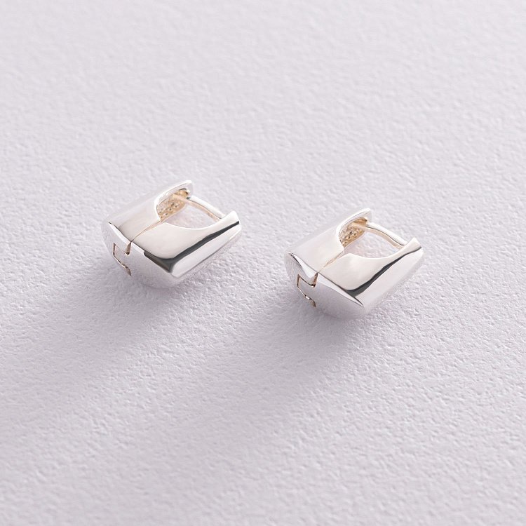 Серебряные серьги "Паула" 122998 от ювелирного магазина Оникс - 1