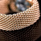 Золота каблучка (плетіння "Попкорн") к03626 от ювелирного магазина Оникс - 3