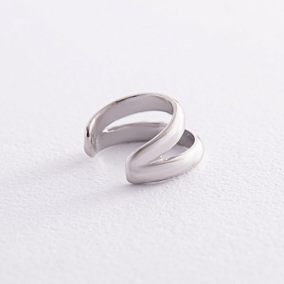 Серебряная серьга - каффа 123297