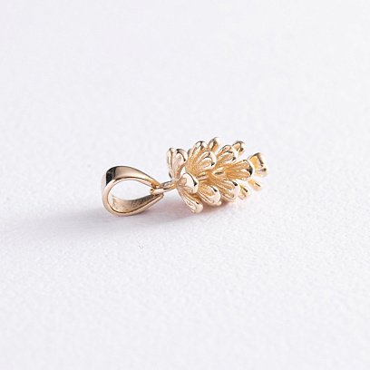 Кулон "Шишка" у жовтому золоті п03668 №4