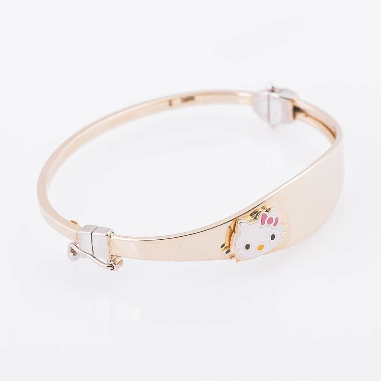 Дитячий золотий браслет "Hello kitty" б01869 від ювелірного магазину Онікс - 2