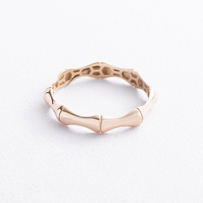 Кольцо "Bamboo" в желтом золоте к08465