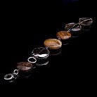 Браслет с агатом, тигровым глазом и кварцем дымчатым BRDR082 от ювелирного магазина Оникс - 2
