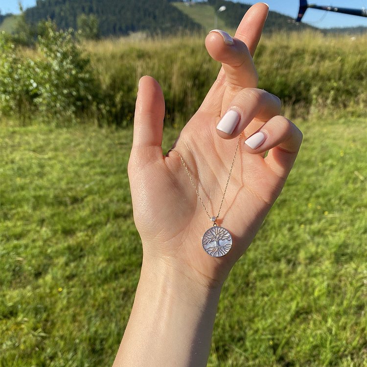 Золотое колье "Древо жизни" кол01673 от ювелирного магазина Оникс - 4