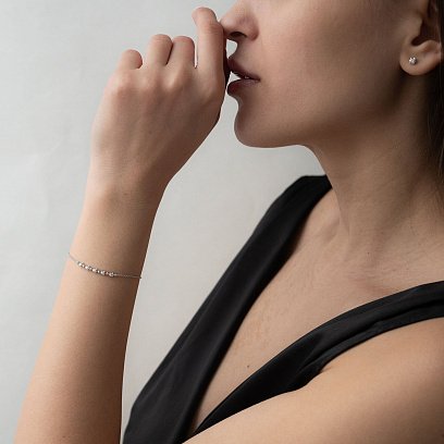 Золотой браслет с бриллиантами бб0025ri №2