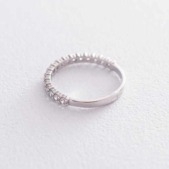 Серебряное кольцо с фианитами 112579 №3