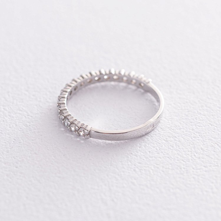 Серебряное кольцо с фианитами 112579 от ювелирного магазина Оникс - 4