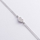 Браслет "Сердечко" з діамантами (біле золото) бб0048м от ювелирного магазина Оникс - 2