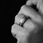 Чоловічий срібний перстень (чорніння) 1278 от ювелирного магазина Оникс - 3