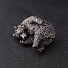 Серебряная фигура ручной работы "Медведь" 23161 от ювелирного магазина Оникс