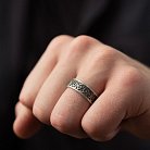 Мужское серебряное кольцо "Кельтский узел и Сварог" 417 от ювелирного магазина Оникс - 7