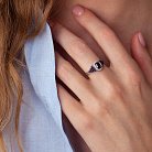Золотое кольцо с синими сапфирами и бриллиантами MR18824gm от ювелирного магазина Оникс - 6