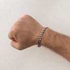 Чоловічий срібний браслет (гарібальді 0.7 см) ч021751 от ювелирного магазина Оникс - 1