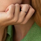 Золотое кольцо "Сердечко" (бриллианты, рубин) кб0527gl от ювелирного магазина Оникс - 1