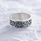 Мужское серебряное кольцо "Кельтский узел и Сварог" 417 от ювелирного магазина Оникс - 4