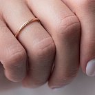 Кольцо в красном золоте к06598 от ювелирного магазина Оникс - 1