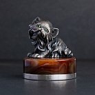 Серебряная фигура "Котенок" ручной работы 23132 от ювелирного магазина Оникс